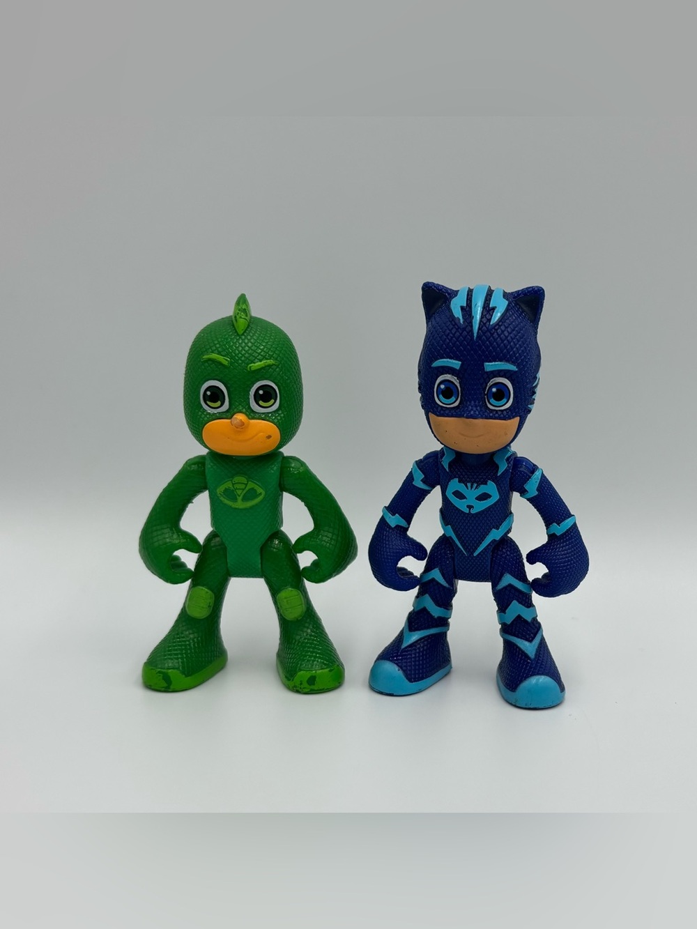 RARE Disney PJ Masks Catboy & Gekko Toy Figure Lot Collectibles Superheroes